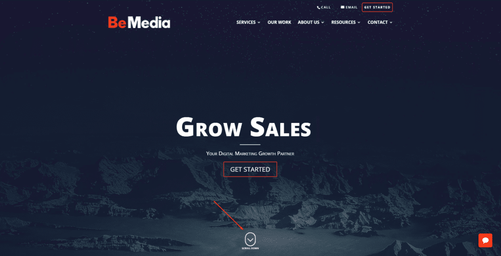 Skip to main content with icon example