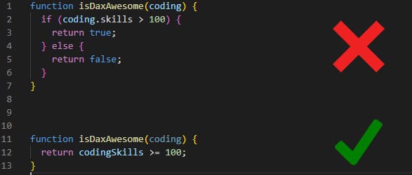 simpler conditional expressions