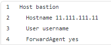 local config file